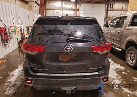 2017 Toyota Highlander Limited из США, поврежденный, VIN 5TDDZRFH7HS399264